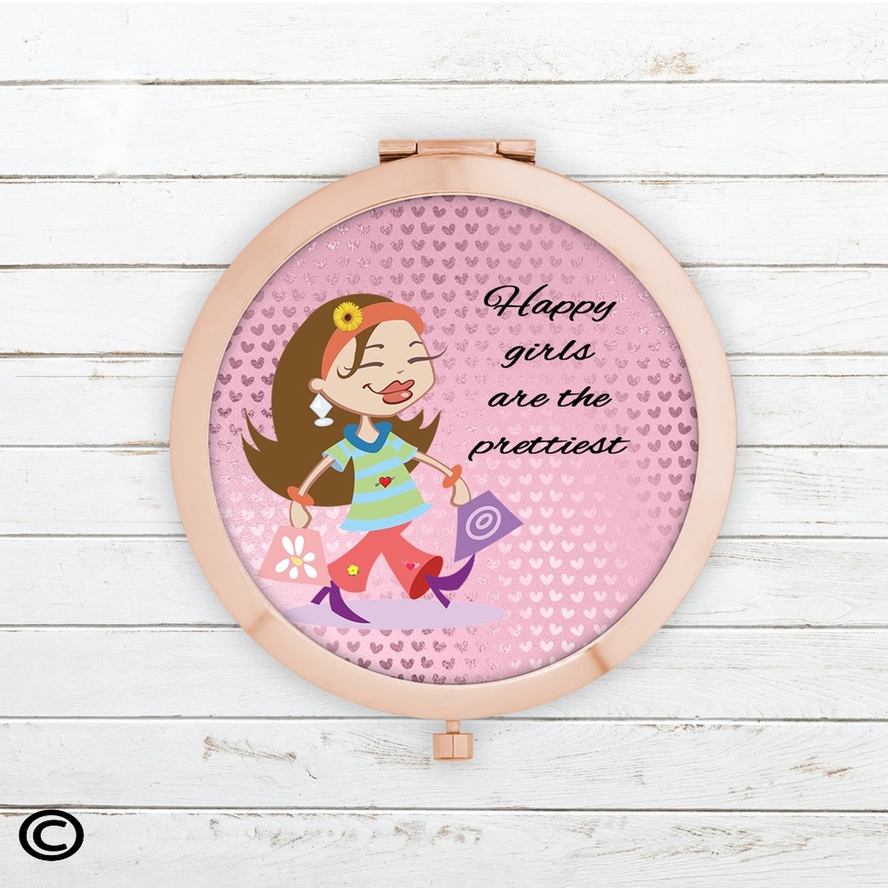 Funny Motivational Compact Mirrors